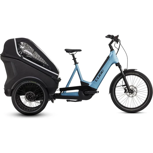 CUBE TRIKE FAMILY HYBRID 750 BLUE´N´REFLEX - 2025 - VÁROSI TRIKE ELEKTROMOS KERÉKPÁR - 24" / 20": ONE SIZE