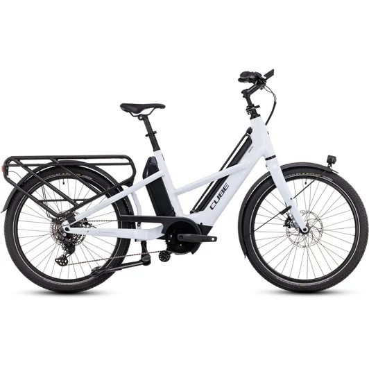 CUBE LONGTAIL SPORT HYBRID 1350 FLASHWHITE´N´REFLEX - 2025 - CARGO ELEKTROMOS KERÉKPÁR - 26": ONE SIZE