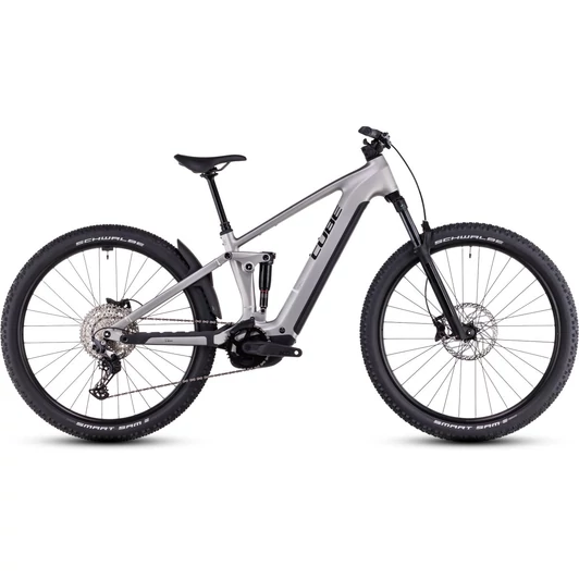 CUBE STEREO HYBRID ONE22 RACE 800 SILVER´N´BLACK - 2025 - ÖSSZTELESZKÓPOS MTB ELEKTROMOS KERÉKPÁR - S - 27,5"