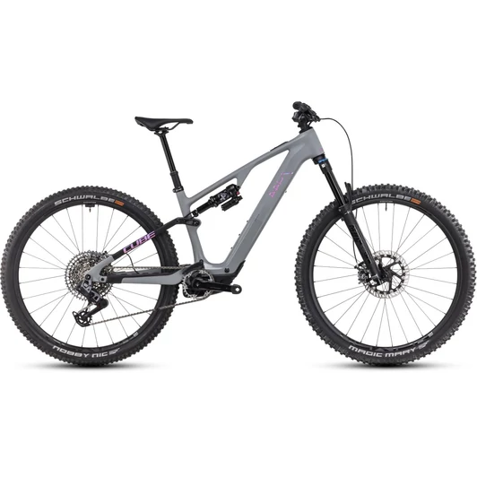 CUBE AMS HYBRID ONE44 C:68X TM 400X 29 SWAMPGREY´N´PURPLEREFLEX - 2025 - ÖSSZTELESZKÓPOS MTB ELEKTROMOS KERÉKPÁR - L