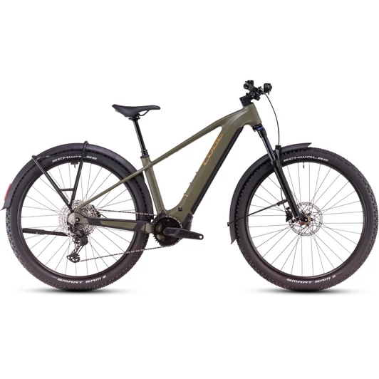 CUBE REACTION HYBRID PRO 600 ALLROAD DUSTYOLIVE´N´GOLD - 2025 - MTB ELEKTROMOS KERÉKPÁR - S - 27,5"