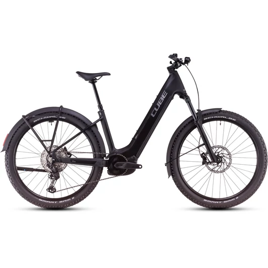 CUBE REACTION HYBRID RACE ALLROAD BLACK´N´METAL - 2025 - MTB ELEKTROMOS KERÉKPÁR - EASY ENTRY XL - 27,5"