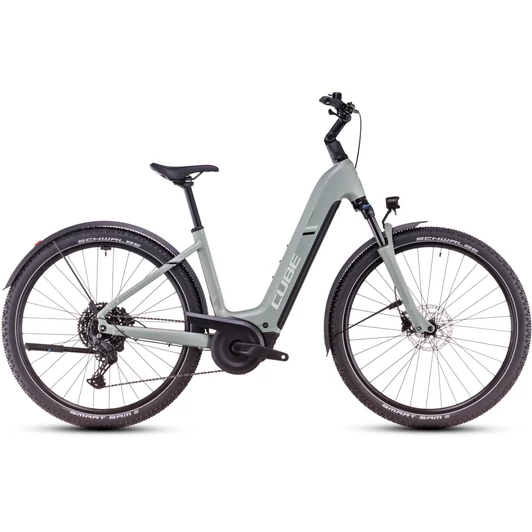 Cube Nuride Hybrid Pro Allroad pistachio´n´stonegrey - 2025 - cross trekking elektromos kerékpár - Easy Entry 54 cm