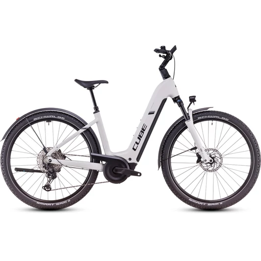 Cube Nuride Hybrid EXC Allroad cotton´n´silver - 2025 - cross trekking elektromos kerékpár - Easy Entry 46 cm