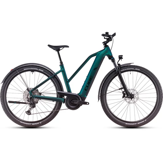 Cube Nuride Hybrid EXC Allroad goblin´n´black - 2025 - cross trekking elektromos kerékpár - Trapeze 54 cm