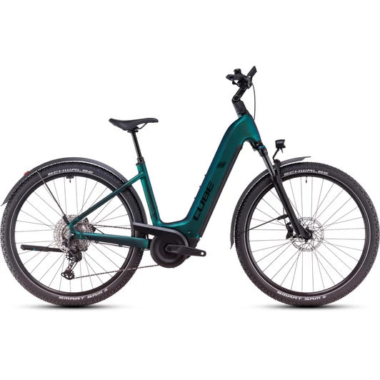 Cube Nuride Hybrid EXC Allroad goblin´n´black - 2025 - cross trekking elektromos kerékpár - Easy Entry 46 cm