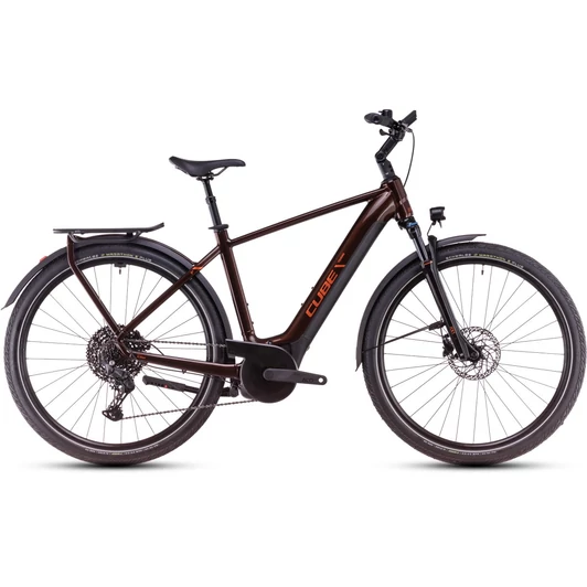 CUBE TOURING HYBRID PRO 625 CINNAMON´N´ORANGE - 2025 - TREKKING ELEKTROMOS KERÉKPÁR - 50 CM