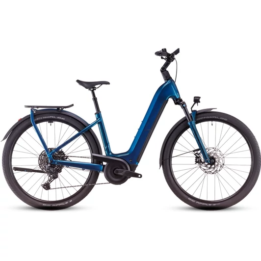 Cube Kathmandu Hybrid EX electricblue´n´chrome - 2025 - trekking elektromos kerékpár - Easy Entry 62 cm