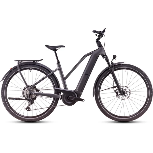 CUBE KATHMANDU HYBRID SLX 800 GRAPHITE´N´BLACK - 2025 - TREKKING ELEKTROMOS KERÉKPÁR - TRAPEZE 58 CM