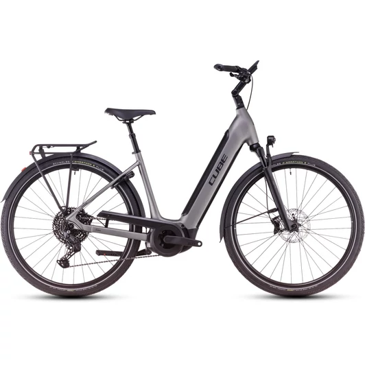 Cube Supreme Hybrid SLX 625 grey´n´lunar - 2025 - városi elektromos kerékpár - Easy Entry 50 cm