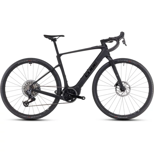 CUBE NUROAD HYBRID C:62 SLX 400X CARBON´N´GLOSSY - 2025 - GRAVEL ELEKTROMOS KERÉKPÁR - XL
