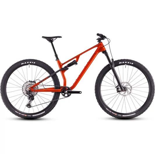 CUBE AMS ONE11 C:68X PRO 29 ELECTRICORANGE´N´CARBON - 2025 - ÖSSZTELESZKÓPOS MTB KERÉKPÁR - S - 29"