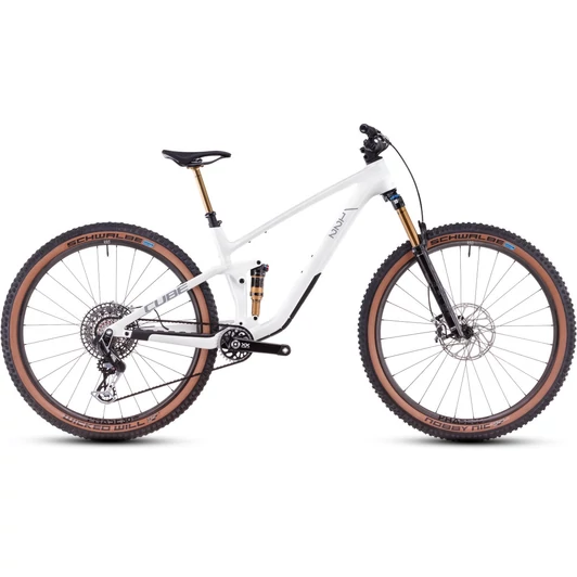 Cube Stereo ONE22 C:62 SLT 29 metallicwhite´n´black - 2025 - összteleszkópos MTB kerékpár - XL - 29"