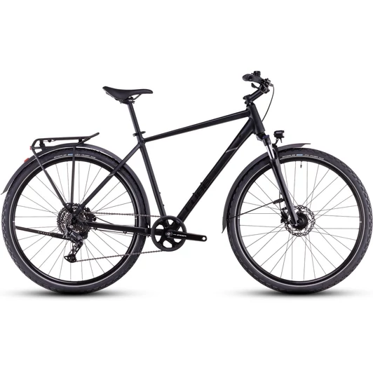 CUBE NATURE ONE ALLROAD BLACK´N´BLACK - 2025 - CROSS TREKKING KERÉKPÁR - 50 CM