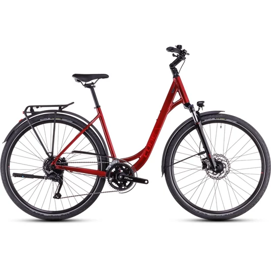 CUBE TOURING PRO MAROON´N´PEARL - 2025 - TREKKING KERÉKPÁR - EASY ENTRY 49 CM