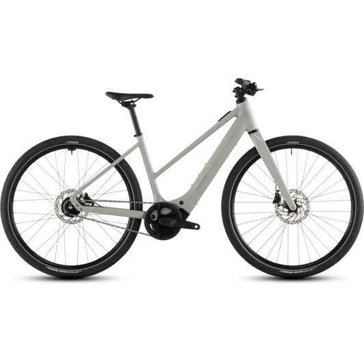 Cube Editor Hybrid SLX 400X - Elektromos városi kerékpár - reedbeige´n´chrome színben - Trapeze 50 cm - 2026