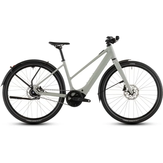 Cube Editor Hybrid SLX 400X FE - Elektromos városi kerékpár - reedbeige´n´chrome színben - Trapeze 54 cm - 2026