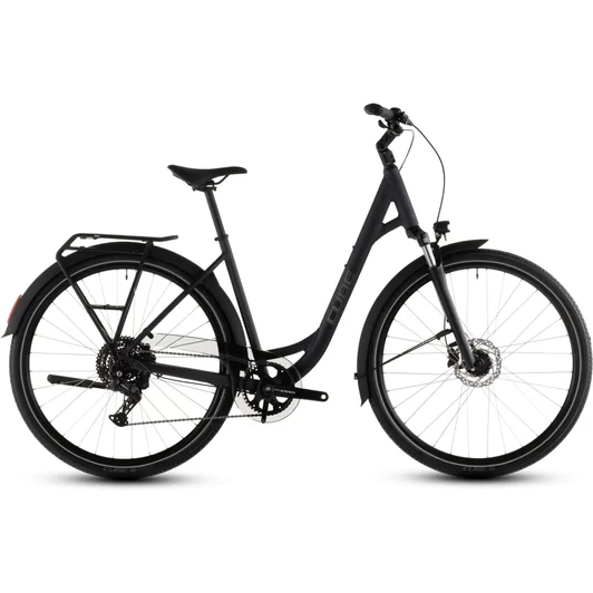 Cube Touring ONE - trekking kerékpár - night´n´chrome színben - Easy Entry 46 cm - 2026