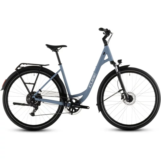 Cube Touring ONE - trekking kerékpár - bluebird´n´grey színben - Easy Entry 46 cm - 2026